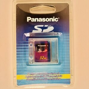 Panasonic 32 MB SD Secure Digital Memory Card RP- SD032B RP-SD032BPPA Brand New